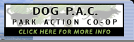 This way to Dog P.A.C.